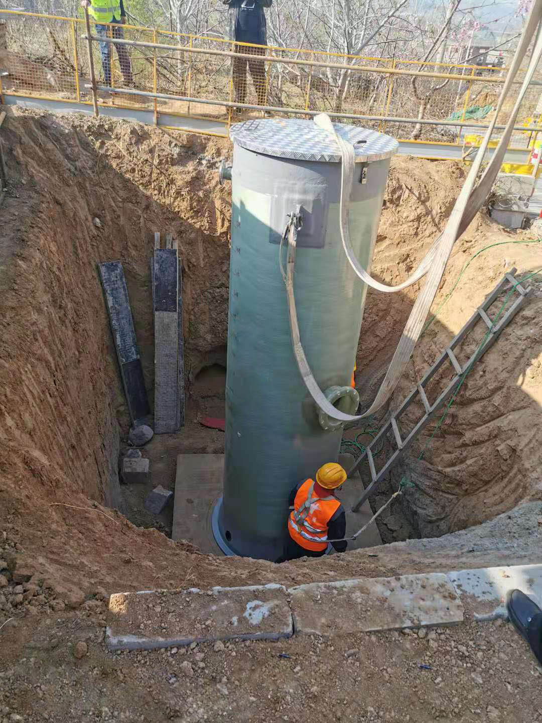 枣庄济南市农村一体化预制泵站案例